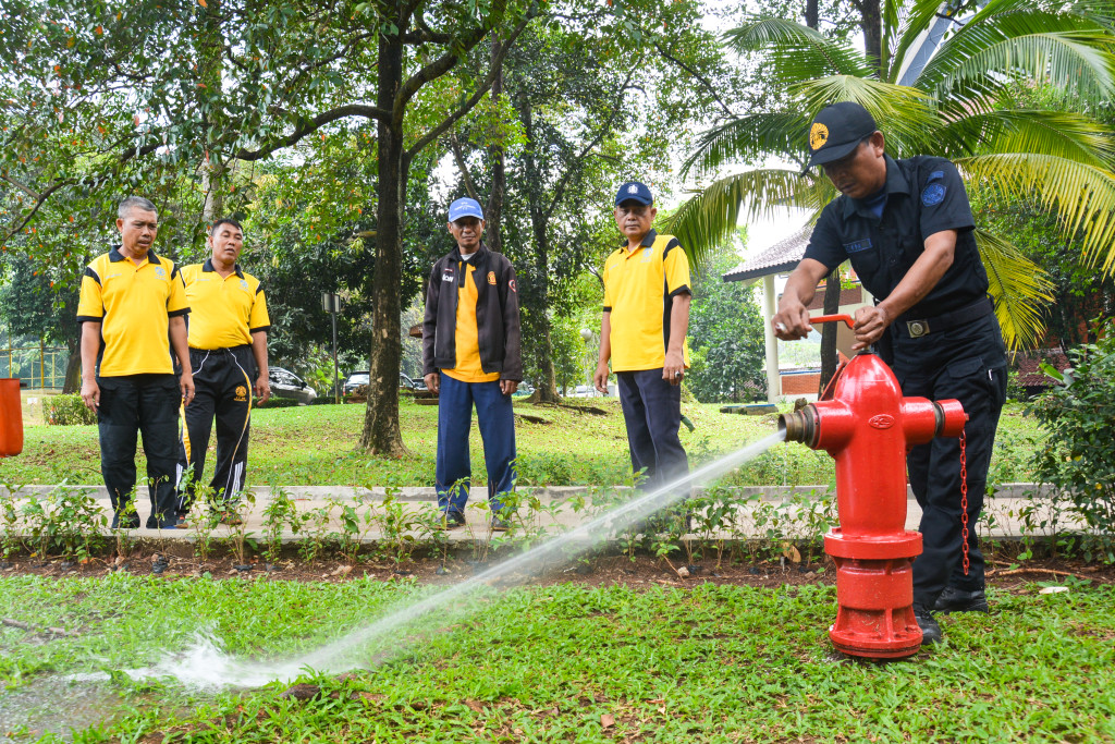 Simulasi Pemadam Kebakaran – Fakultas Teknik Universitas Indonesia