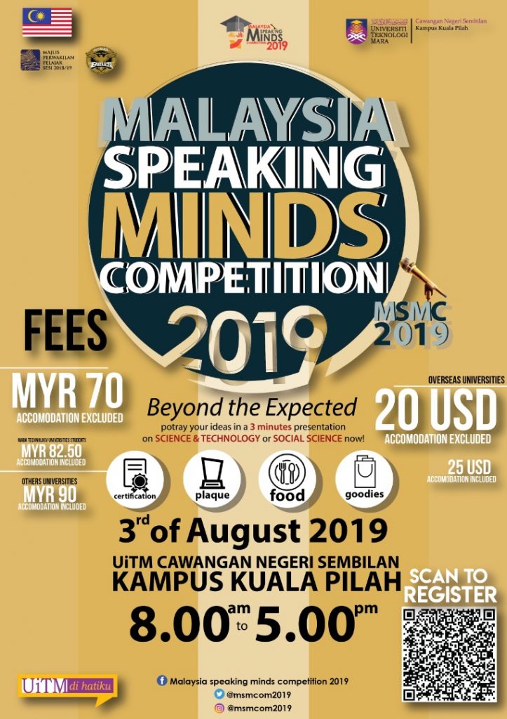 Malaysia Speaking Minds Competition 2019 Fakultas Teknik Universitas Indonesia