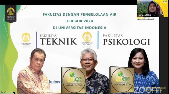 Ftui Raih Peringkat Pertama Pada Greenmetric 2020 Faculty Ranking Fakultas Teknik Universitas Indonesia
