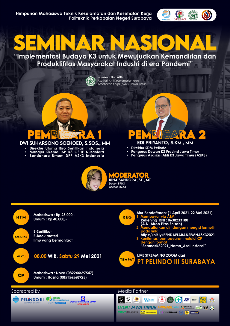 SEMINAR NASIONAL K3 2021 â€“ Fakultas Teknik Universitas Indonesia