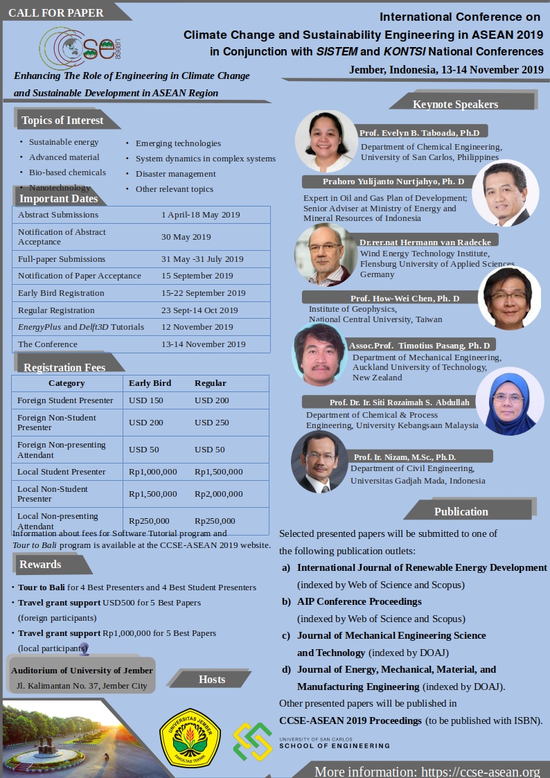 International Conference on Climate Change and Sustainability ...